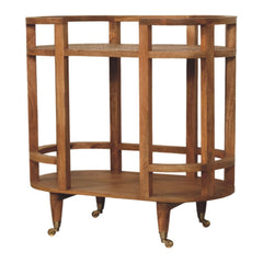 Solid Wood Isla Curved Butler Console