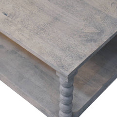 Solid Wood Barclay Acid Wash Coffee Table