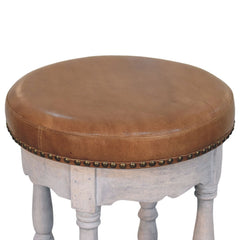 Artisan Furniture Solid Wood Rustic Charm Stool