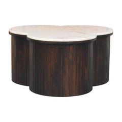 Artisan Furniture Solid Wood Verona Marble Coffee Table