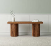 Artisan Furniture Solid Wood Astoria Fluted Bench