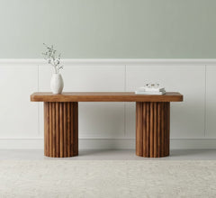Artisan Furniture Solid Wood Astoria Fluted Bench