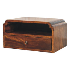 Artisan Furniture Solid Wood Avora Wall-Mounted Bedside