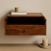 Artisan Furniture Solid Wood Avora Wall-Mounted Bedside
