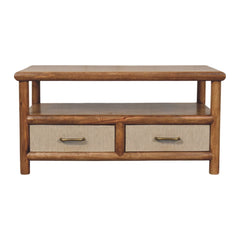 Solid Wood Solara Rattan Coffee Table
