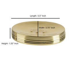 Soap Dish for Bathroom Counter,Shower & Kitchen | Gold Finish