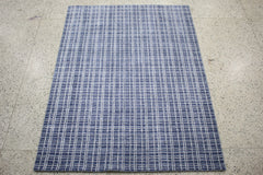 Area Rug | Light Blue Wool & Bamboo Silk Handloom Rug