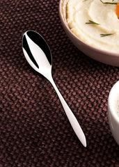 Stainless Steel Tea Spoon | 5.56", Silver, Pack of 12