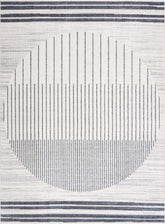 Thad Medium Gray Washable Area Rug