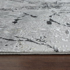 Li Paris LP239 Area Rug Grey/Black