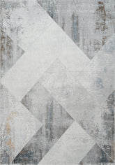 Modern Geometric Chevron Block Multicolor Area Rug, Runner & Round Rug – MR393 Multi