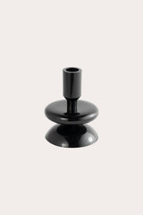 Black Aluminum Candle Holder for Home Décor, 5 Inch