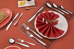Stainless Steel Dessert Spoon Set | 7.6", Silver, 12 Pcs