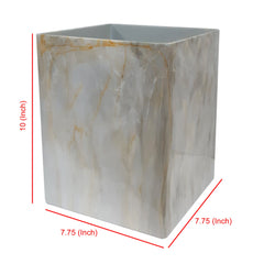 Marble Wastebasket, 7Qt
