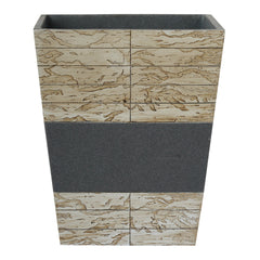 Cement Wastebasket, 7Qt