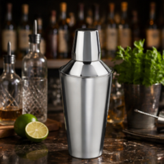 Stainless Steel Cocktail Shaker | Shiny Mirror Finish | 28 oz Bar Tool