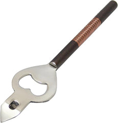 Stainless Steel Bottle Opener | Two Tone Finish | Bar Tool