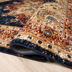 Tashkent 6080A Area Rug Navy/Navy