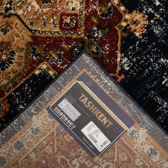Tashkent 6080A Area Rug Navy/Navy