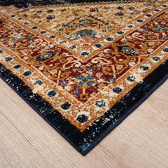 Tashkent 6080A Area Rug Navy/Navy
