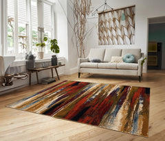 Tashkent 6448A Area Rug Red/Terra