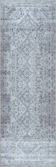 Barny Gray Denim Washable Rug - Clearance