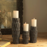 Decorative Candle Holder | Wooden Candle Stand | Elegant Home Accent Piece