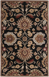 Conesus 1053 Hand Tufted Black Wool Rug