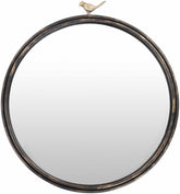 Loughlinstown Gold Frame Round Mirror
