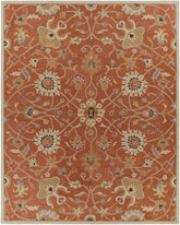 Logville Hand Tufted Rust 1119 Wool Rug