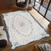 Troy Area Rug 17456 GREY NAVY