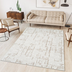 Troy Area Rug NO256 BEIGE BROWN