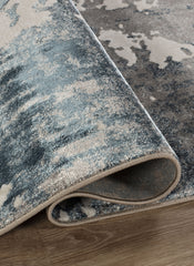 Viana 6011 Area Rug White/Blue