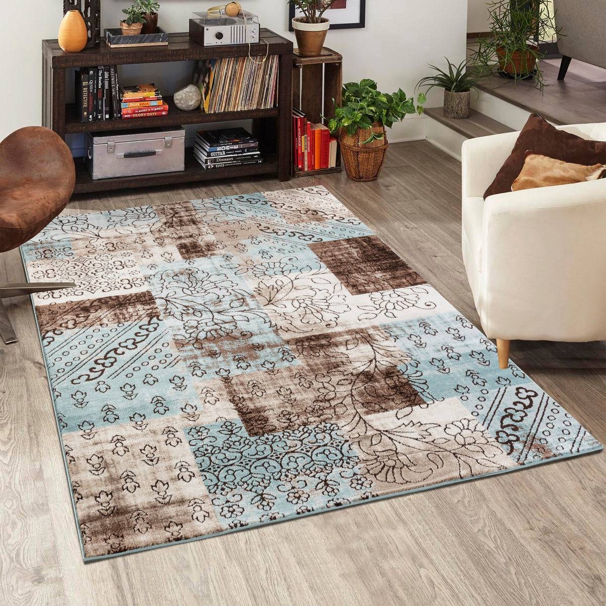 Argon 6970 Area Rug Blue/Blue
