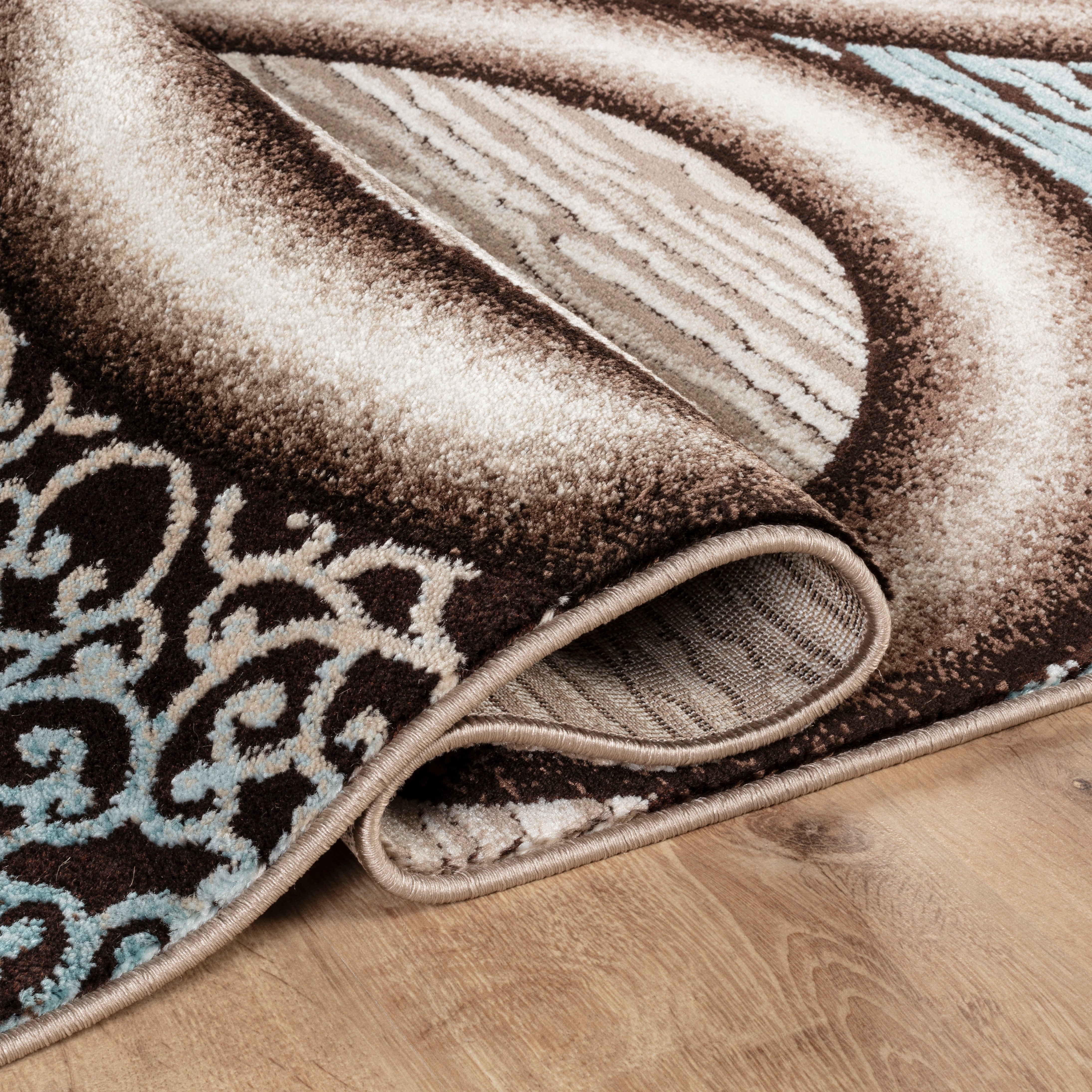 Argon 8659 Area Rug Blue/D.Beige
