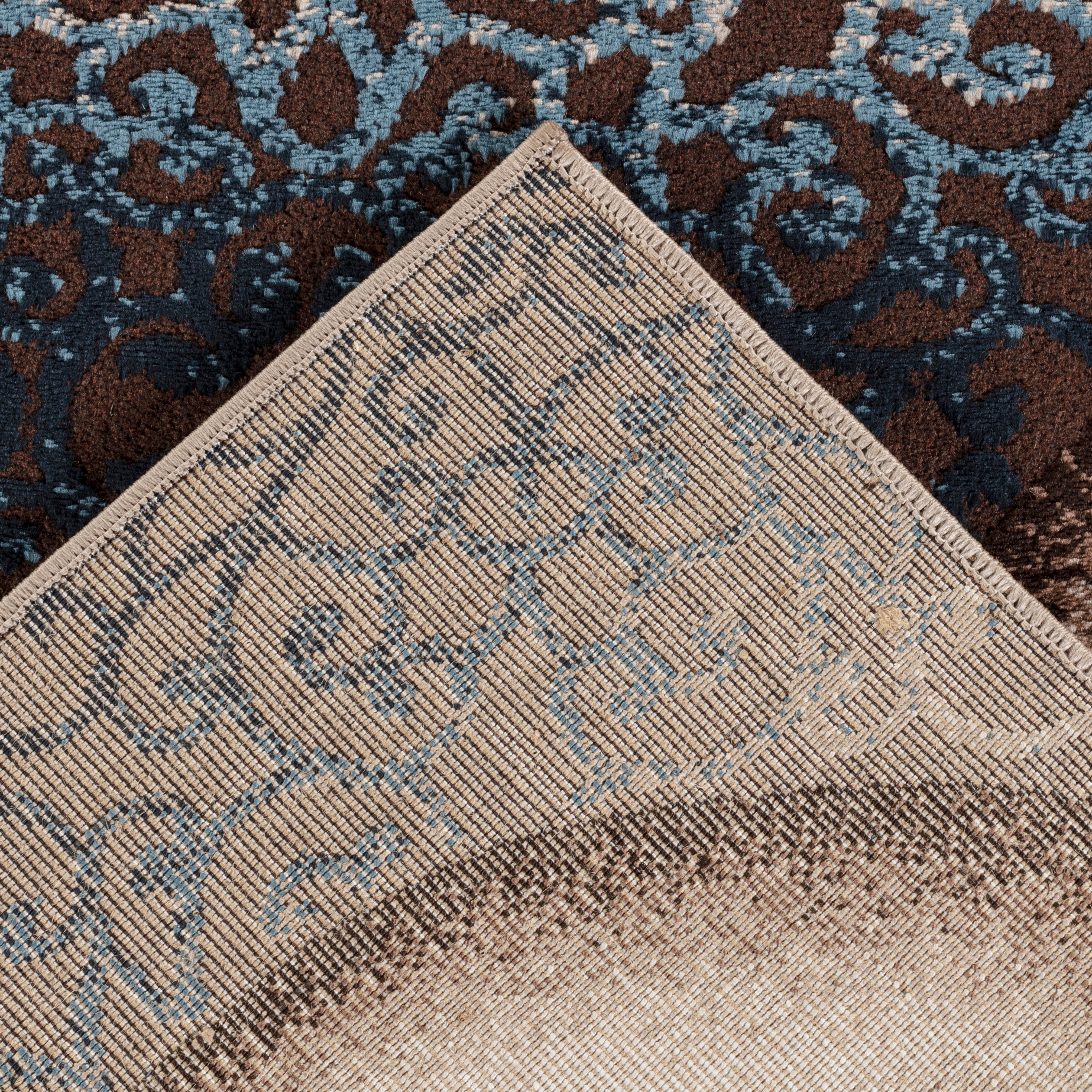 Argon 8659 Area Rug Navy/D.Beige