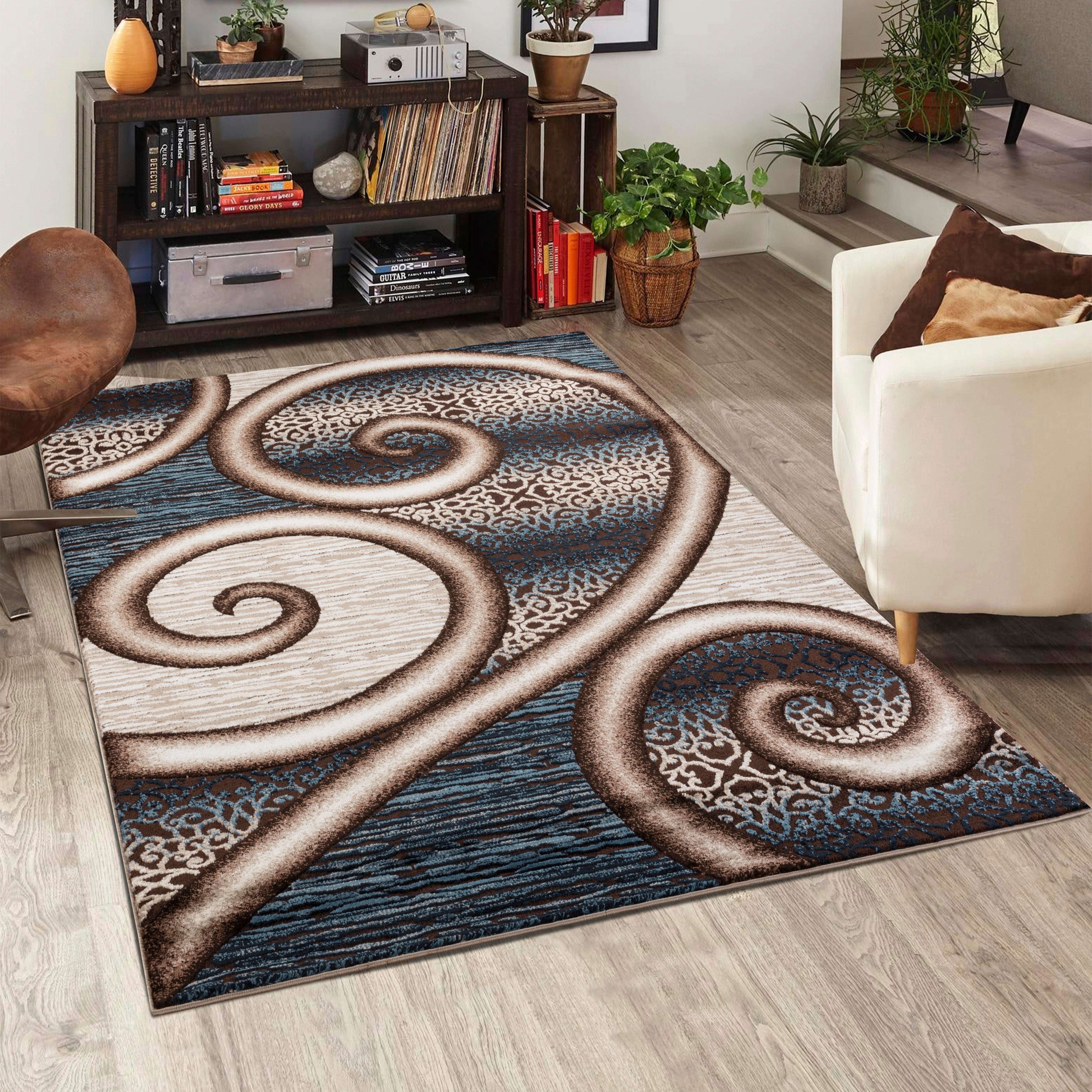 Argon 8659 Area Rug Navy/D.Beige