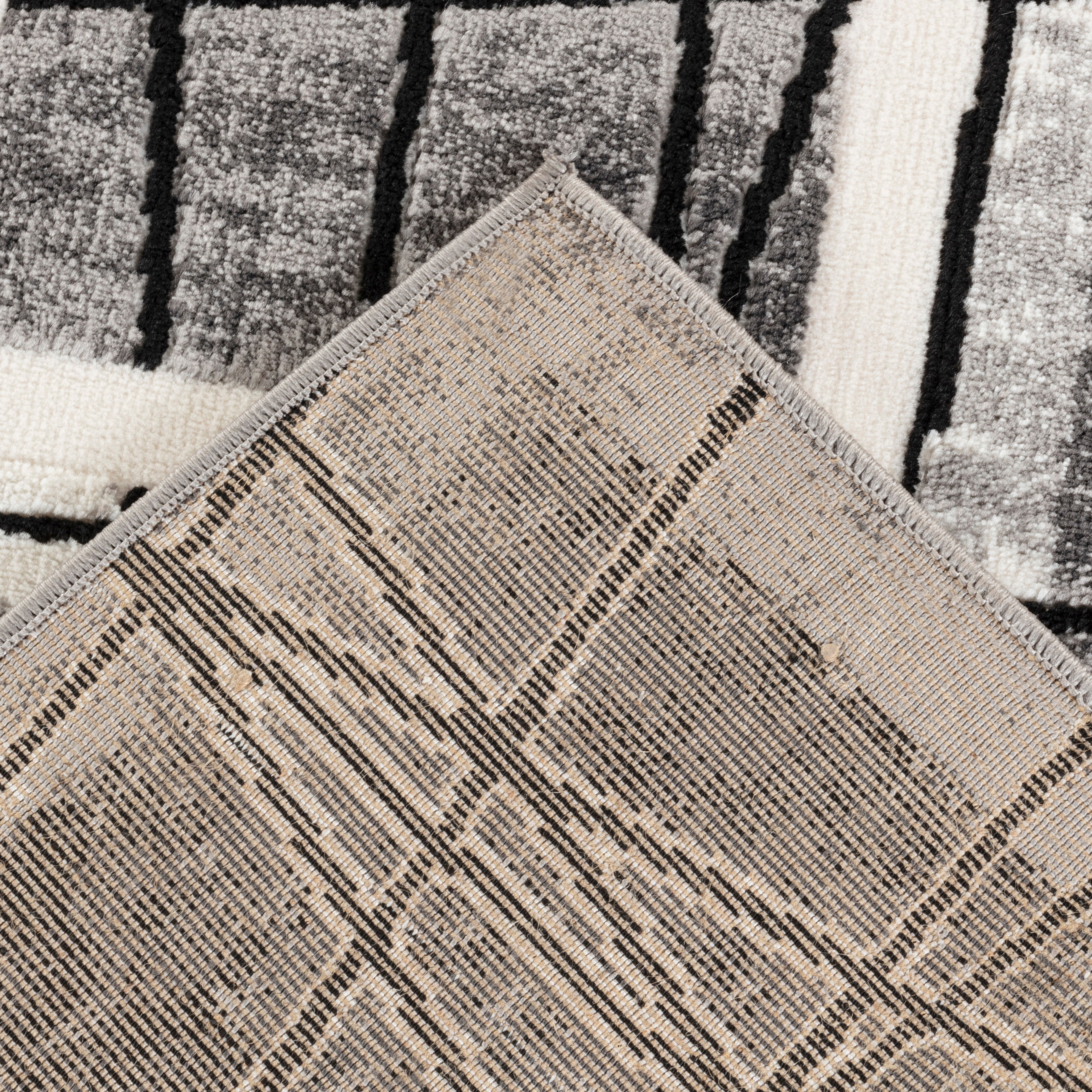 Argon 9573 Area Rug Black/Grey