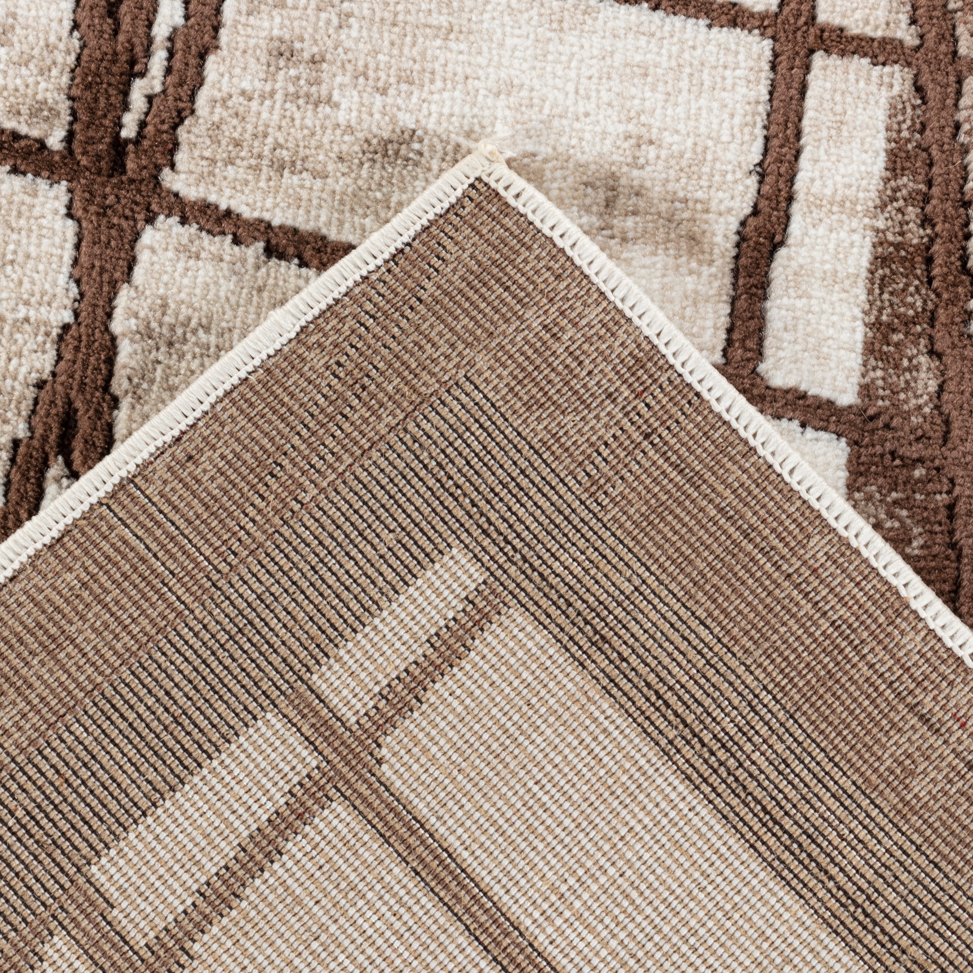 Argon 9573 Area Rug Burgundy/White
