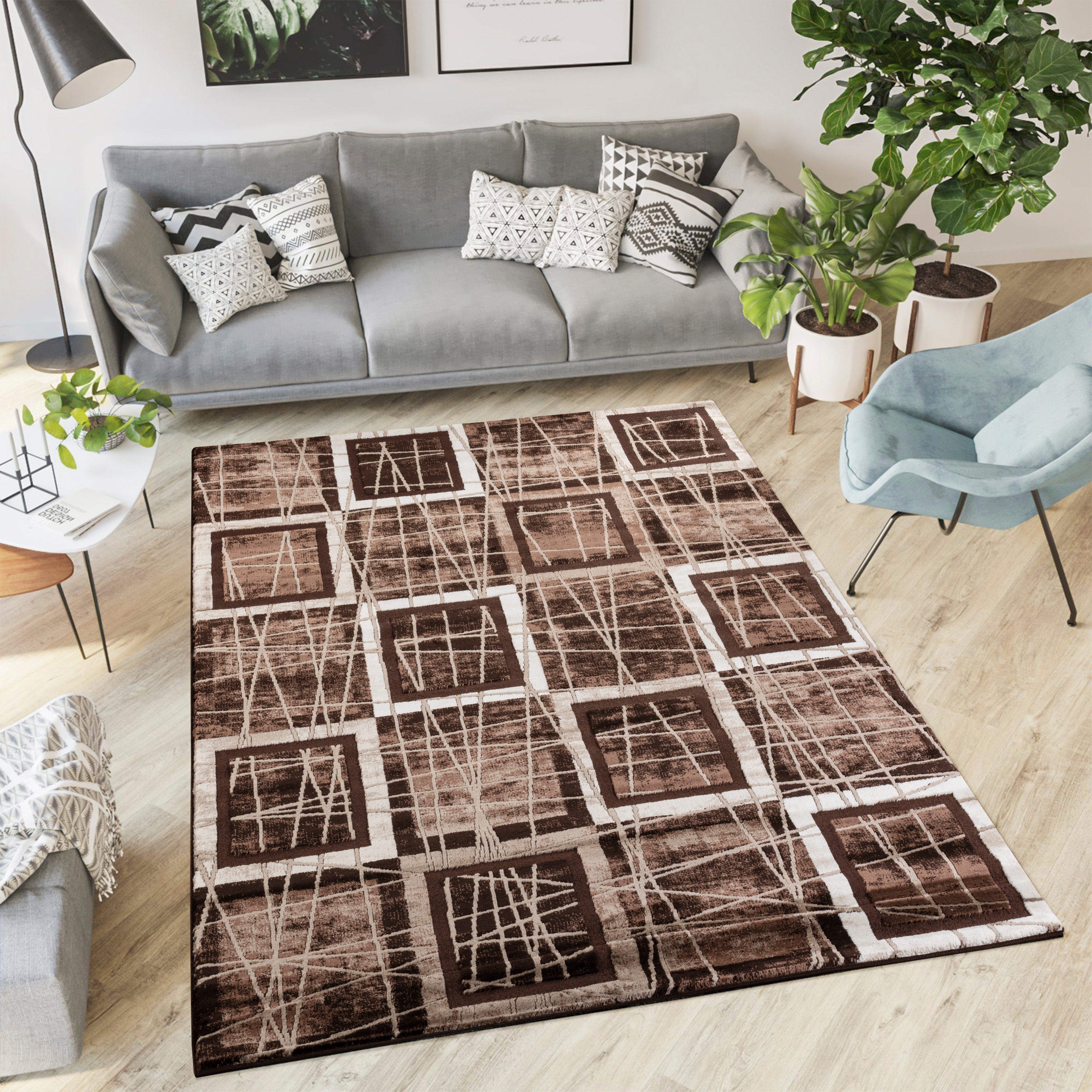 Argon 9573 Area Rug D.Beige/Brown