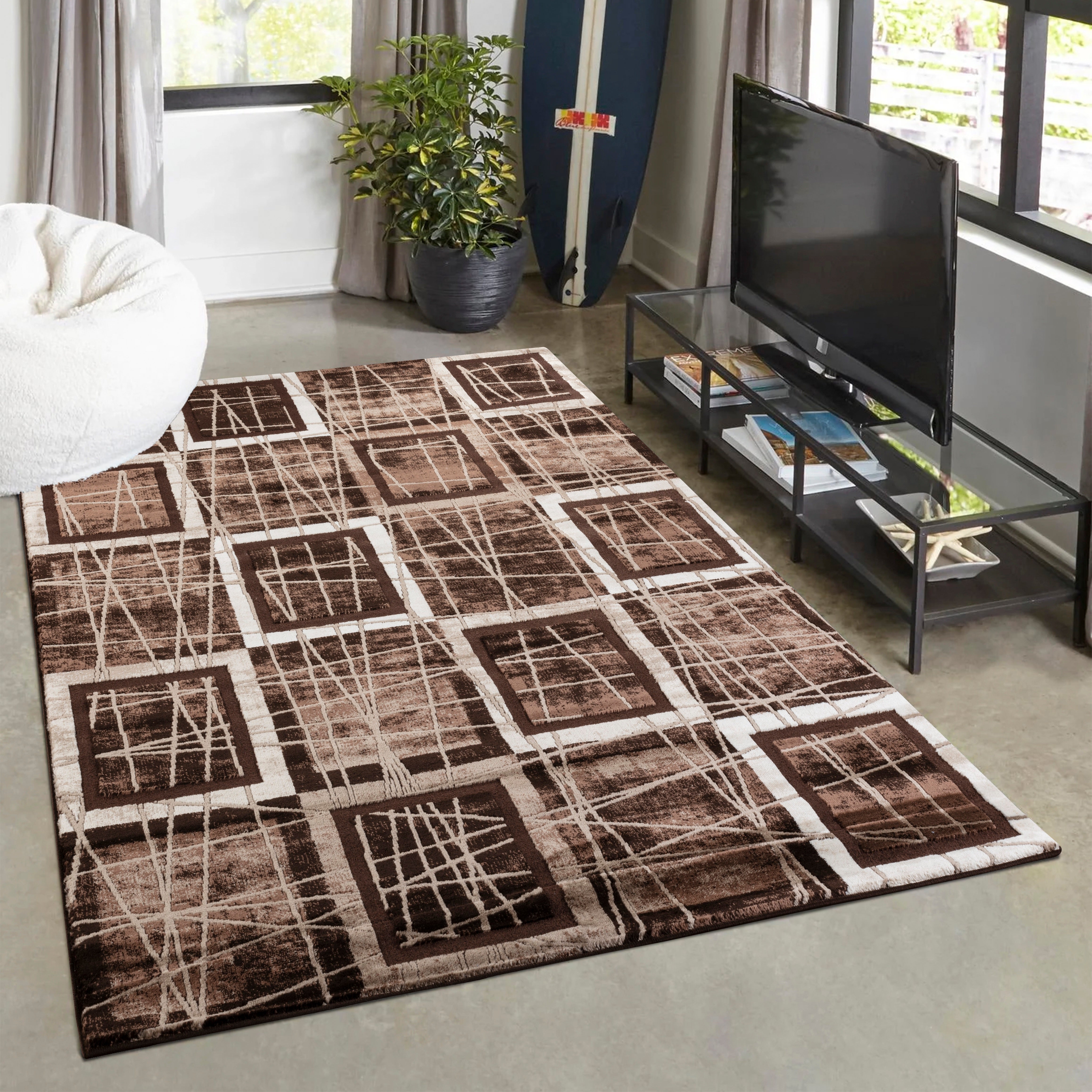 Argon 9573 Area Rug D.Beige/Brown