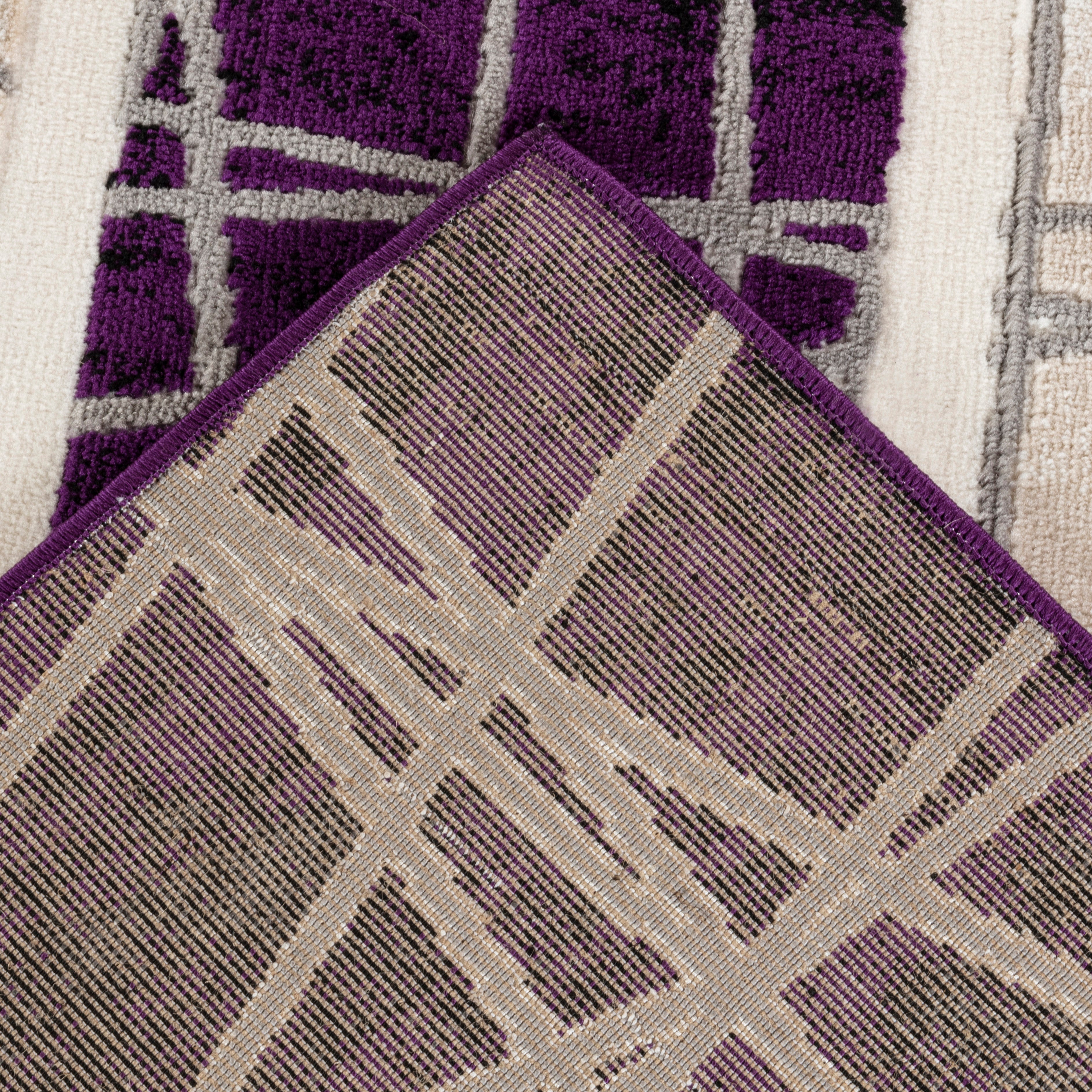 Argon 9573 Area Rug Purple/Purple
