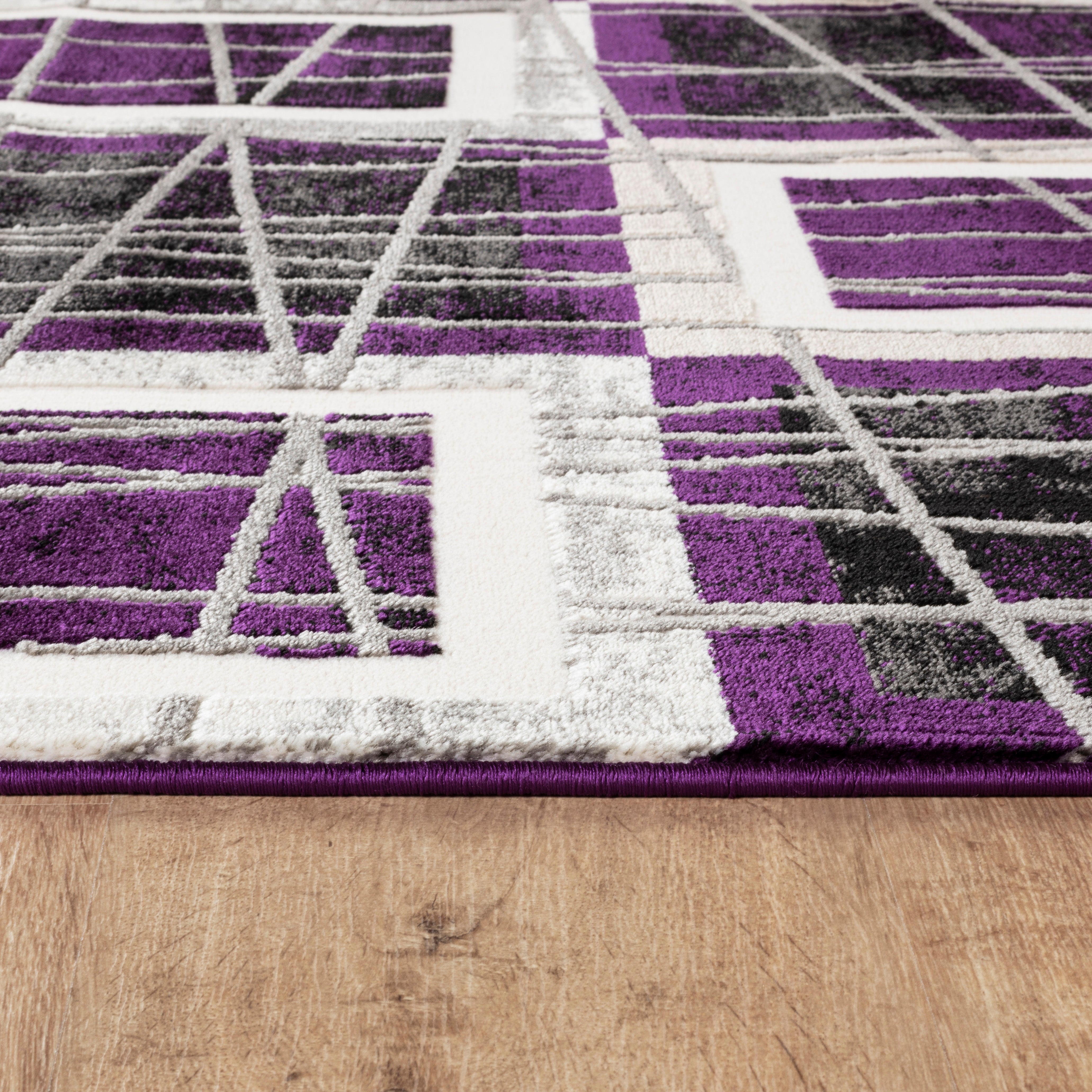 Argon 9573 Area Rug Purple/Purple