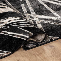 Argon 9615 Area Rug Black/Black