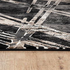 Argon 9615 Area Rug Black/Black