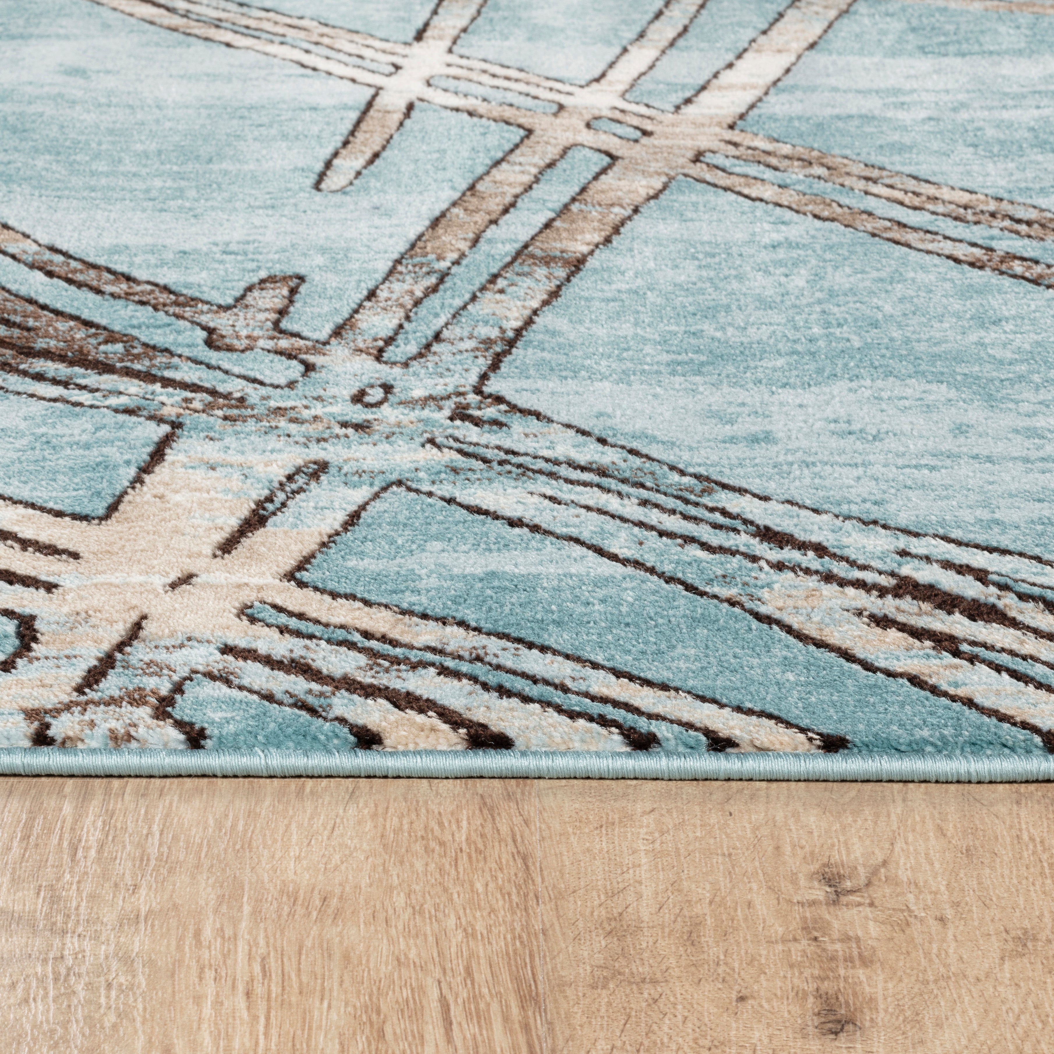 Argon 9615 Area Rug Blue/Blue