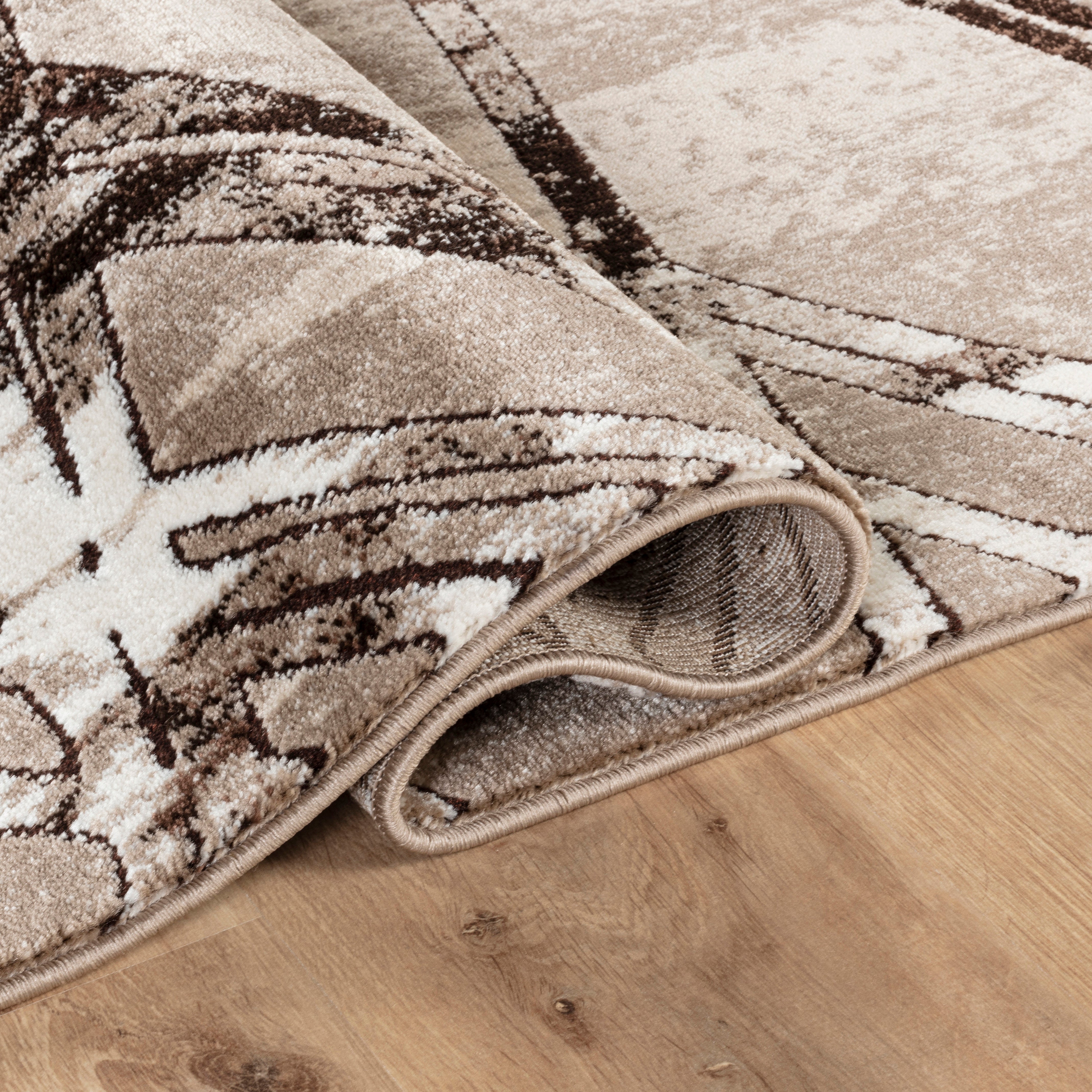 Argon 9615 Area Rug D.Beige/D.Beige
