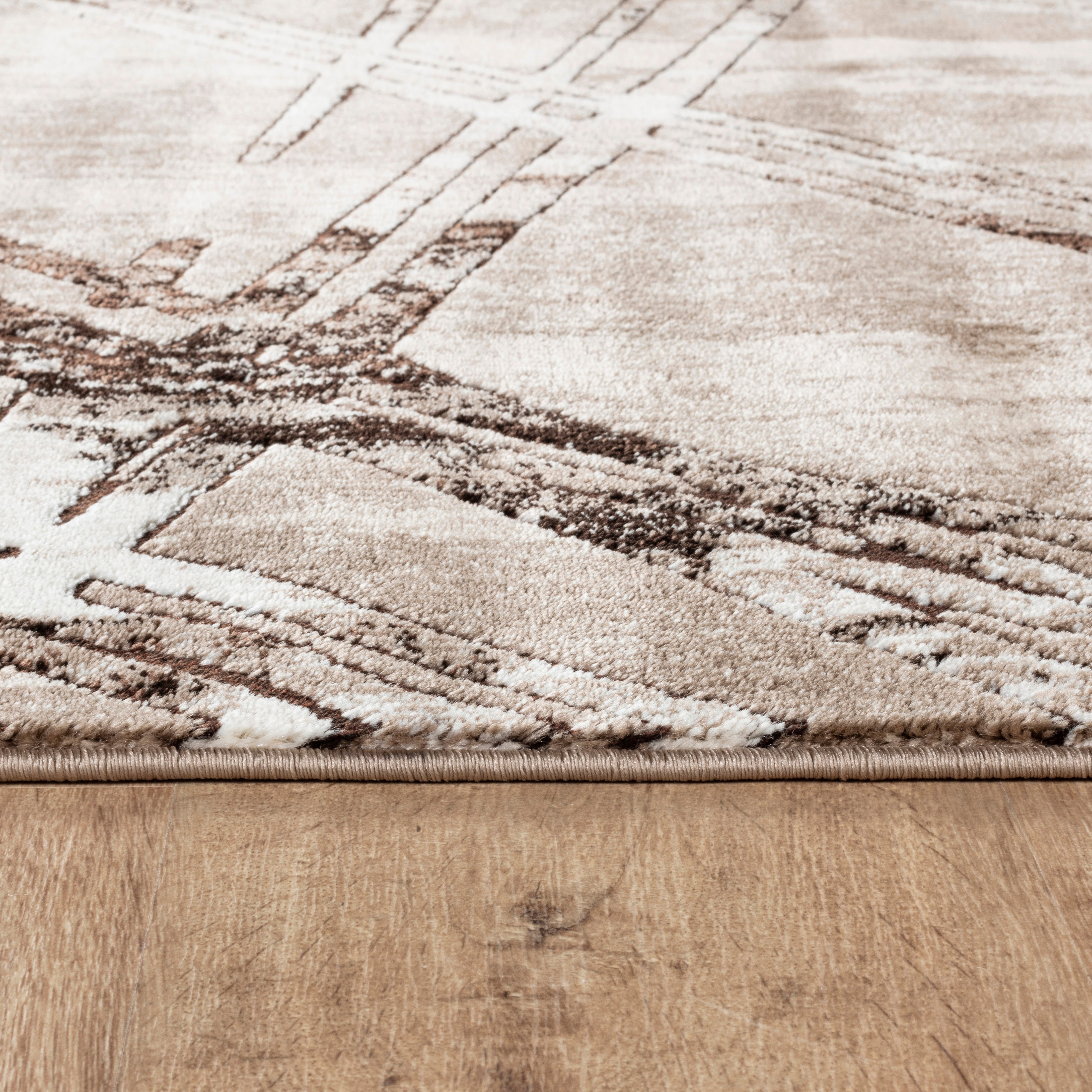 Argon 9615 Area Rug D.Beige/D.Beige