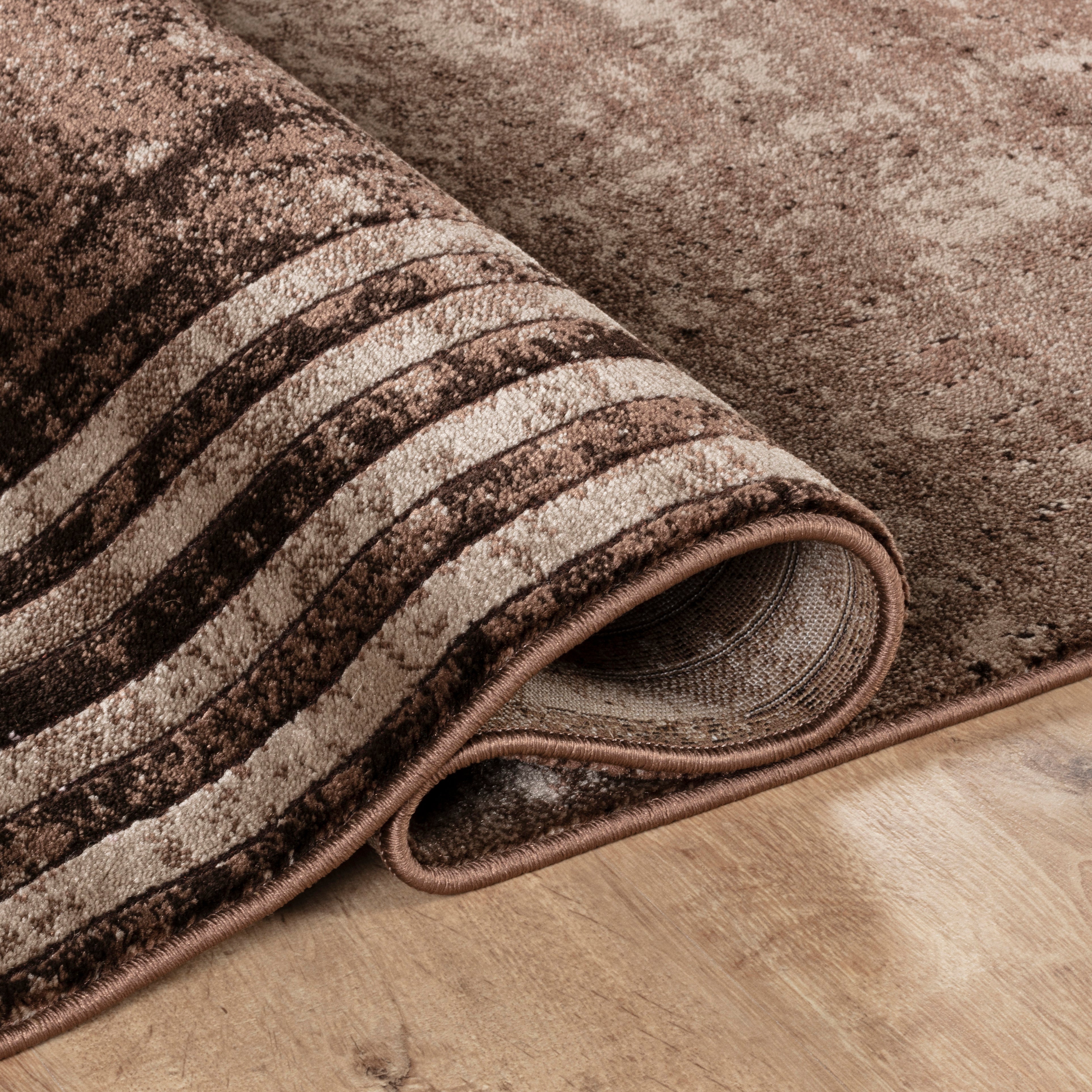 Argon 802 Area Rug L.Brown/L.Brown