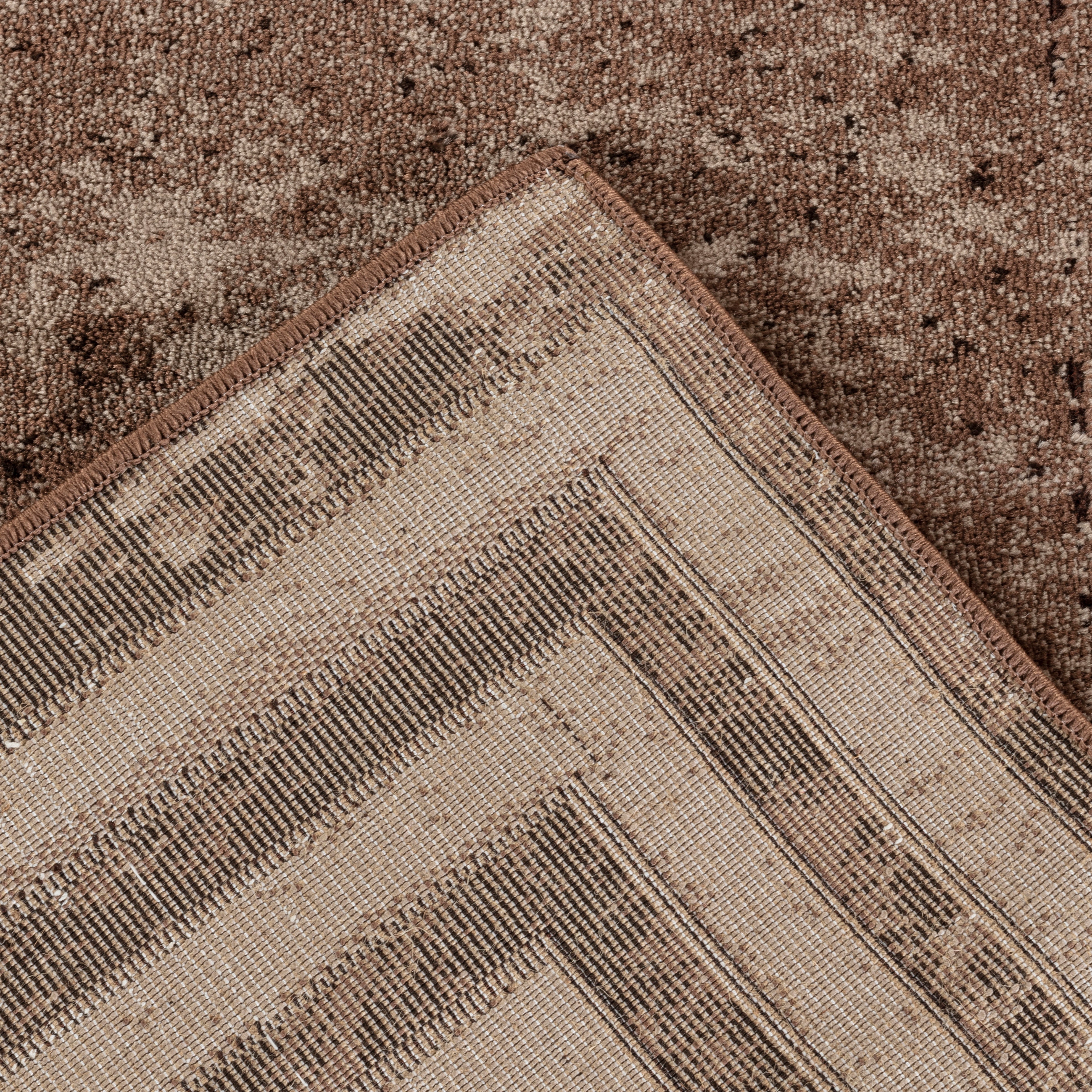 Argon 802 Area Rug L.Brown/L.Brown